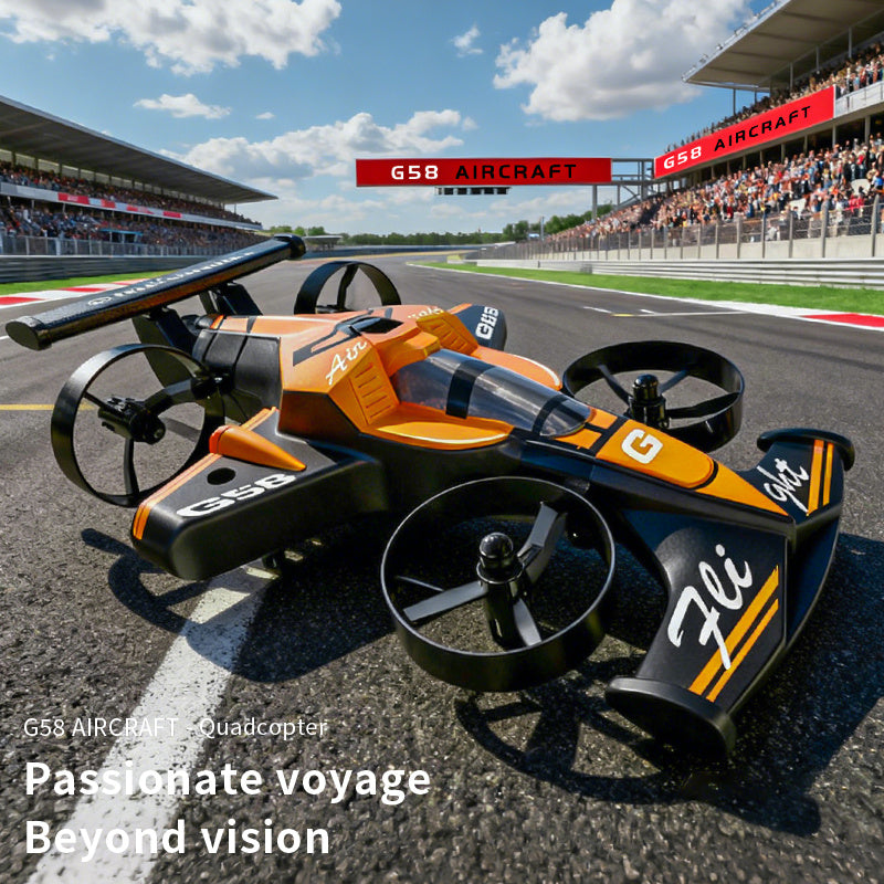 [Christmas Gift] Look Here! Mini Car And Drone Combo - a Dual-Mode, Multi-Functional Wonder Gift! One-Touch Takeoff, Stable Hovering, Racing Mode, Headless Mode, 360° Aerial Flips. The Perfect Christmas Gift, Fun Birthday Present!