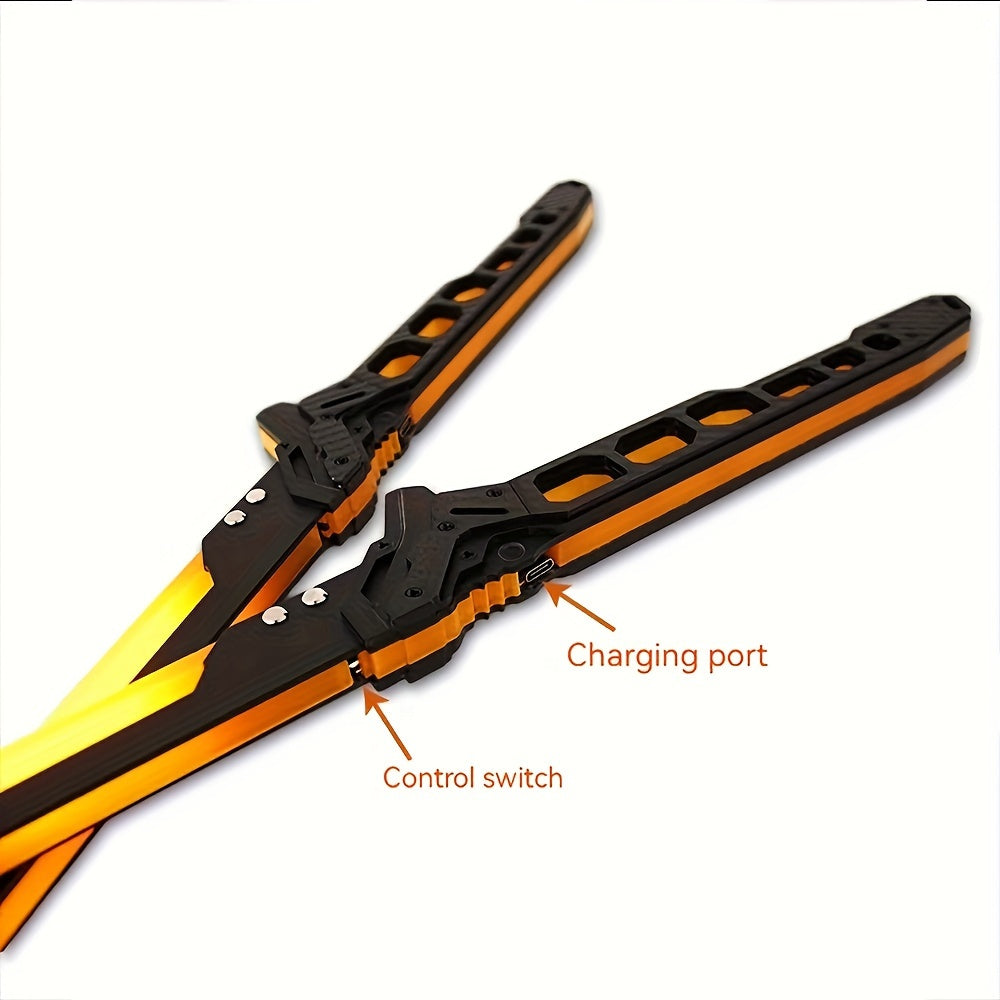 1 Cool Cyberpunk LED Hot Samurai Sword, A Must-have Magical LED Model, Halloween And Christmas Party Costumes And Props, To Satisfy Your Sci-fi Fantasies