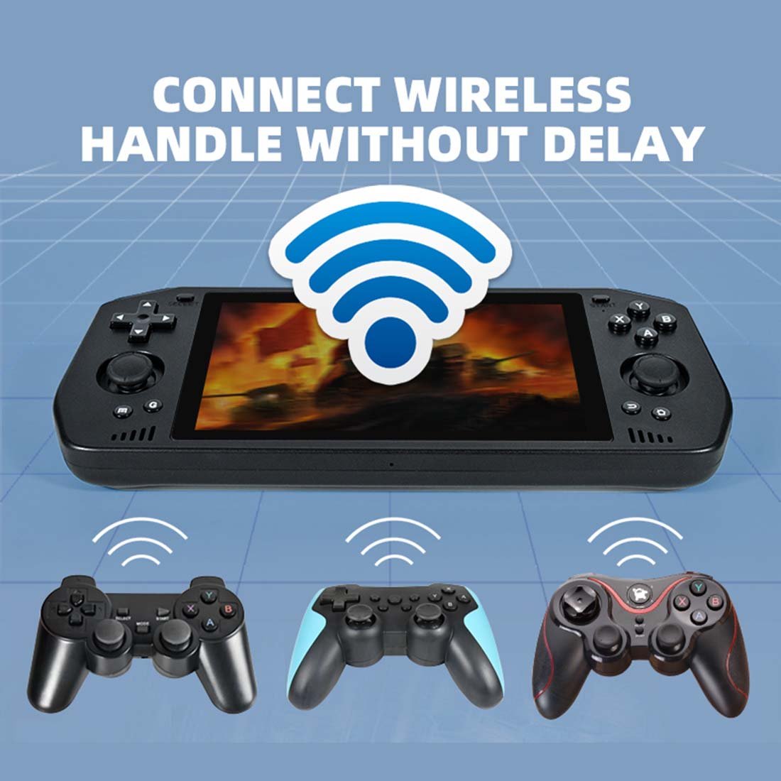 Handheld Game Console Powkiddy X28 – 5.5" IPS Android 11 T618 5000mAh Wi-Fi HDMI