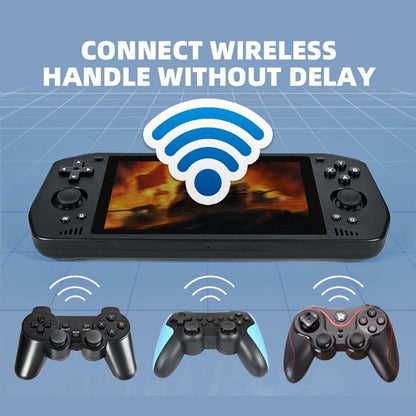 Handheld Game Console Powkiddy X28 – 5.5" IPS Android 11 T618 5000mAh Wi-Fi HDMI