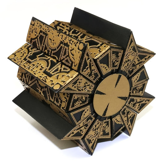 Puzzle Box Functional, Puzzle Cube Detachable - Lament Configuration with Base, Deformation Puzzle Lock Box Decoration