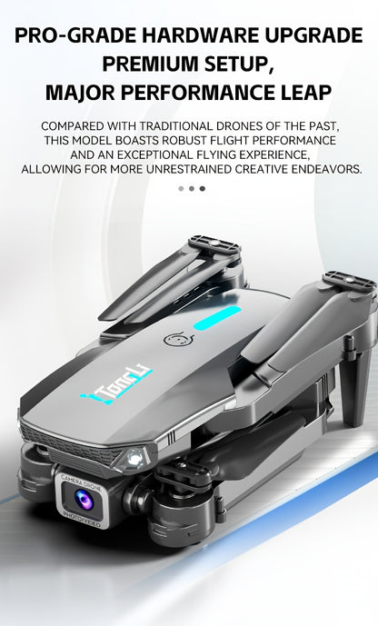 [HD Camera Drone] Tongli Upgraded Quadcopter Drone, Built-In HD Camera, Foldable Design, 3D Flips, USB-C Charging, Free Storage Bag Included, Beginner-Friendly, Aerial Photography Drone, Camera Drone For Vlogging, Outdoor Drone, Remote Control Drone