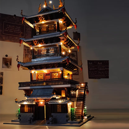 Ancient Chinese Palace Building Blocks Set 6134 Pcs – Heavenly Fairy Mirror Architecture Mini Brick Model, Expert-Level Display Kit for Adults, Home Decor Christmas New Year Gift