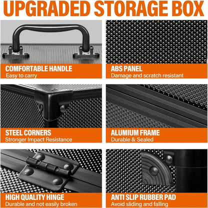 Graded Sports Card Storage Box PSA CSG BGS Slab Organizer Case for Top Loaders Baseball Trading Card Collector Protector