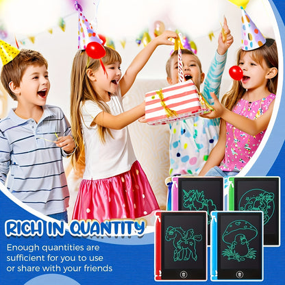 32pcs 4.5inch LCD Writing Board, Education Doodle Board Screen Drawing Pad Erasable Painting Pads Birthday Gifts Valentine's Day Stationery Easter Gifts for The Start Of School Season