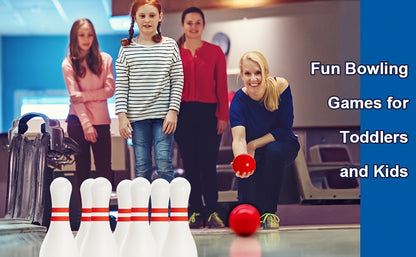 Light Up Kids Bowling Set Includes 10 Pins And 2 Balls, Bowling Pins Toy Set For Kids Toddler Indoor & Outdoor Games For Boys Girls 12Pcs, Height 7.87inch