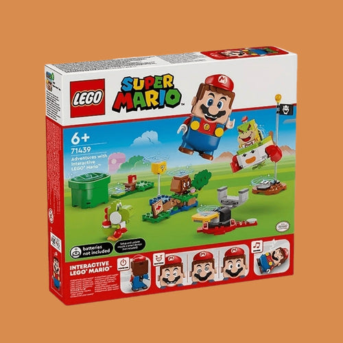 Interactive Mario Building Set LEGO 71439 – Adventures with Interactive LEGO Mario Starter Course 218 Pcs, STEM Toy for Kids Ages 6+, Birthday & Holiday Gift for Boys & Girls