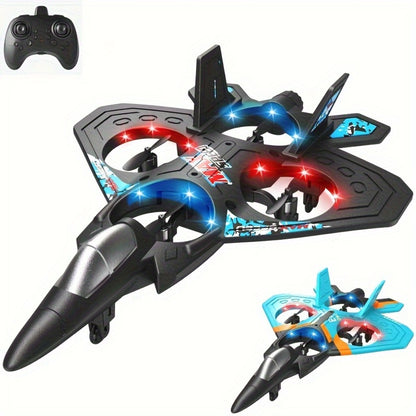 RC Drone for Kids & Beginners with Height Hold – Rechargeable Remote Control Airplane Indoor Outdoor Toy Gift for Boys Girls (Black/Blue/Red)
