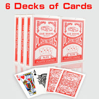 6 Decks (6 red)