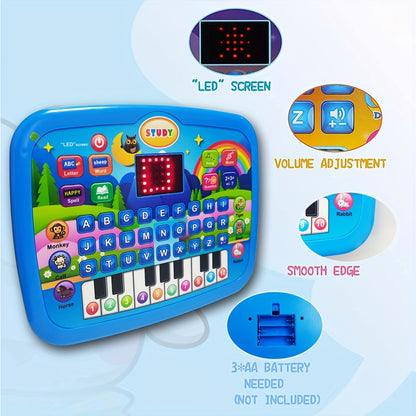 Multifunctional Educational Learning Machine with 2.2” Screen - English, Alphabet, Numbers, Music, Animal & Piano Key Learning - - (No Batteries Included) for & - / Children's Tablet Computer