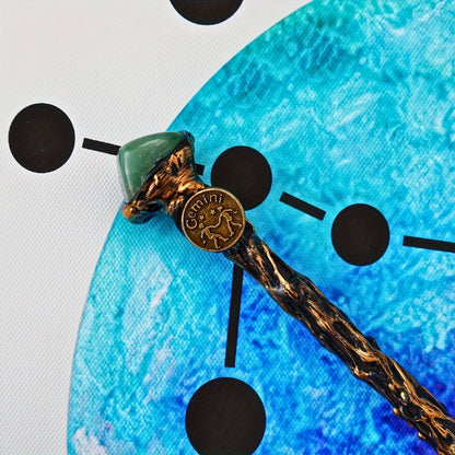 Zodiac Crystal Magic Wand with Gift Box – Handmade Astrology Wand for All 12 Signs, Cosplay Prop, Party Decor & Unique Birthday Christmas Valentine Gift for Women Men