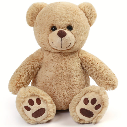 Brown Teddy Bear Stuffed Animals, 12 Inch Cute Plush Teddy Bear Toy, Plushies Gift for Kids, Toddlers, Boys And Girls, Easter Decoration, Children Birthday Gifts, Christmas Gifts
