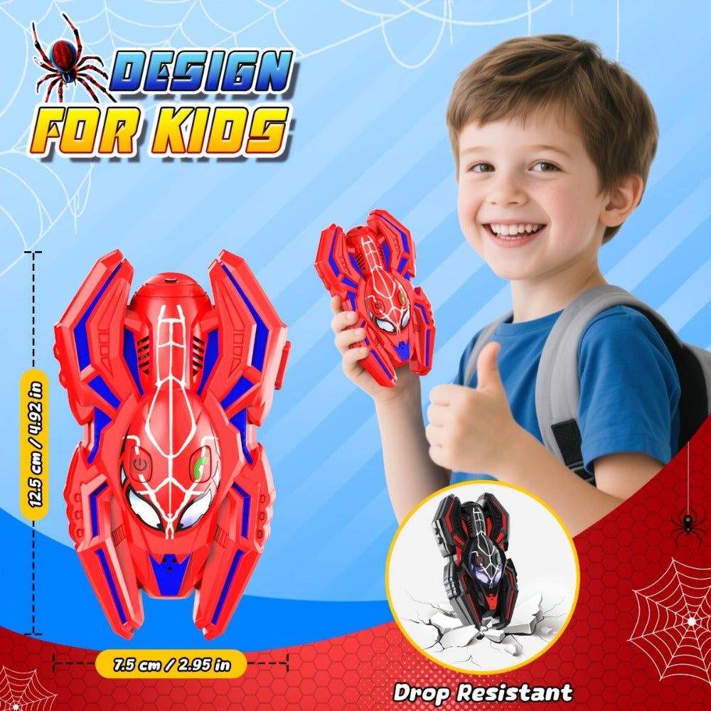 Spider Walkie Talkies for Kids, Walkie Talkies Toys for Boys Girls Year Old, Camping Gear Outdoor Hiking Newsletter, Long Distance Wireless Telephone Receiver for 3-5 4-8 Year Old Kid