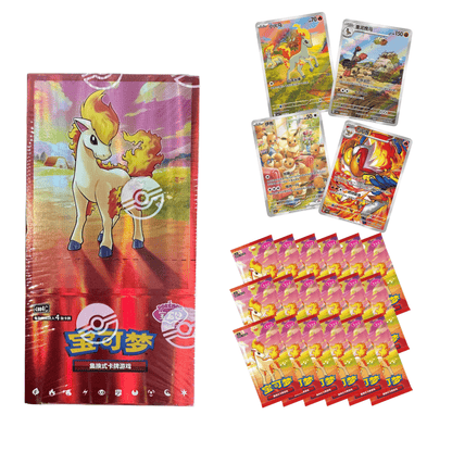 [CN] Pokemon TCG Gem Pack Vol 4 Booster Box (CBB4C) Trading Cards Rare Collection Blind Box Gift for Birthday