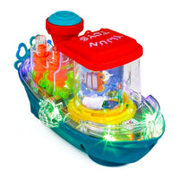 Boat-shaped toy car