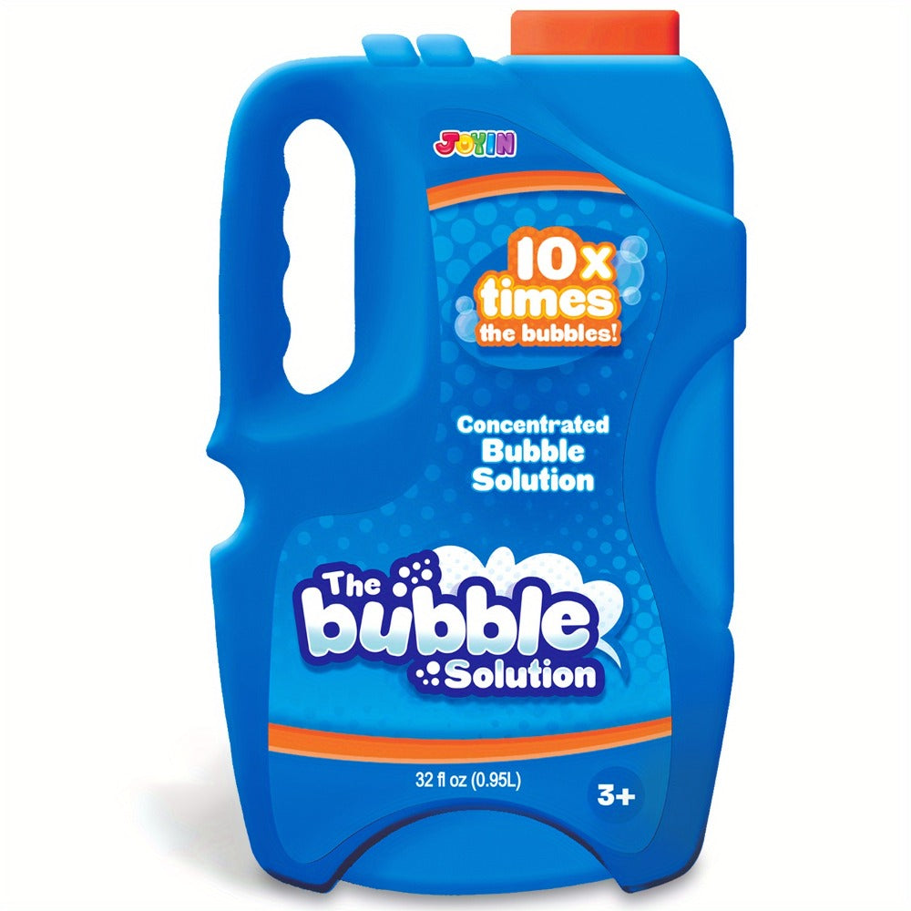 JOYFY 32oz Bubble Solution Refills, Bubble Concentrated Solution Suitable for Bubble Machines, Blowers, Wands, Blowers, Easter Party Packs, Party Activities, Suitable for Parks, Weddings