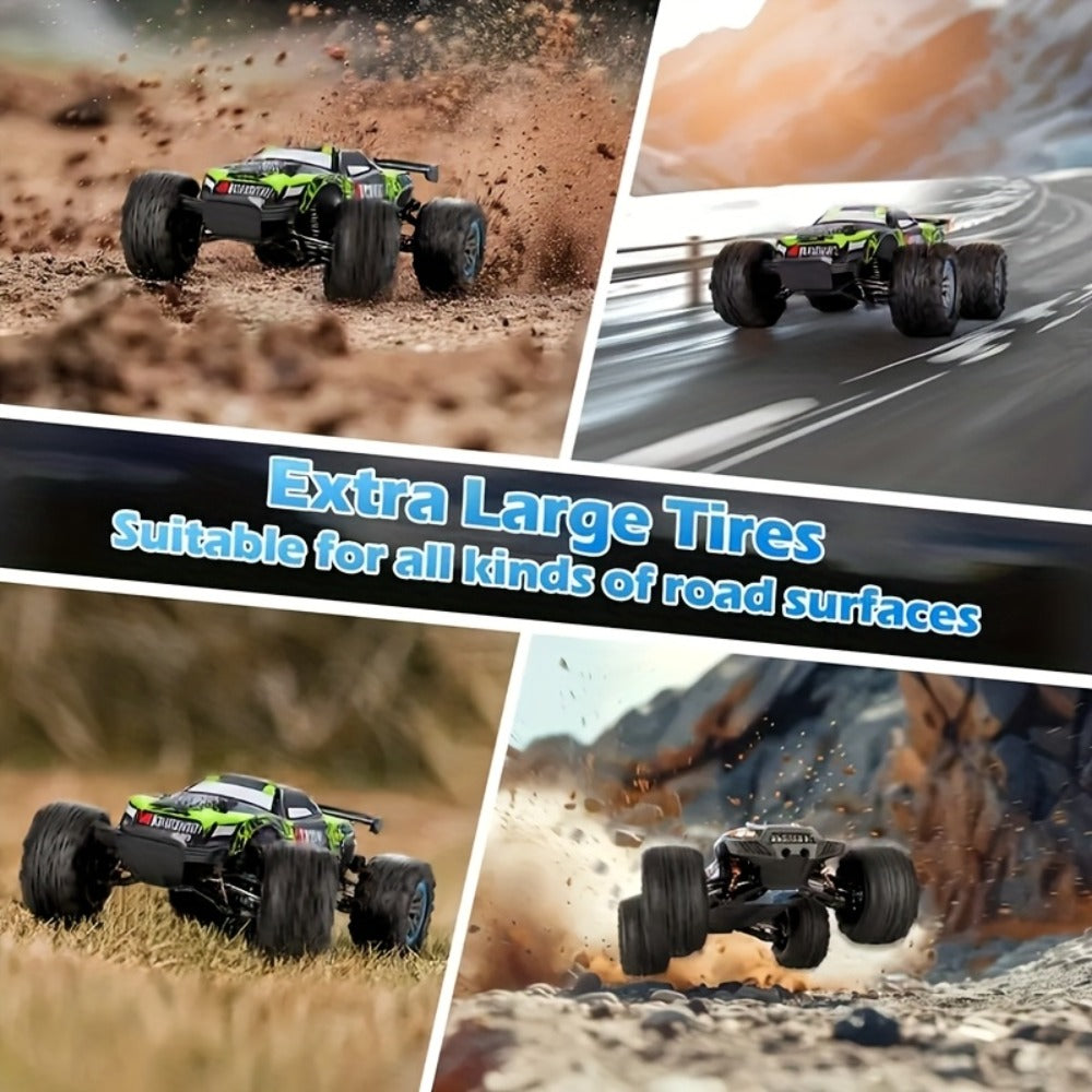 RC Off-Road Toy Car for Kids 2.4GHz Remote Control All-Terrain Truck – Durable Alloy Body, Safe Design, Boys Gift Ages 3+ Birthday Easter