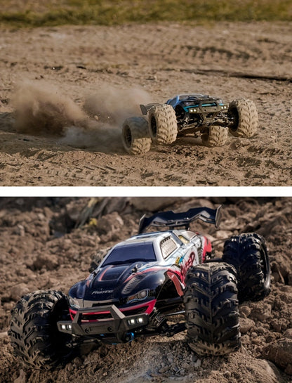 High Speed RC Off-Road Car 70KM/H Brushless Motor 1:14 1:16 Scale – Remote Control Monster Truck with Dual Battery Option, 4WD All-Terrain Vehicle Toy for Boys Kids & Adults, Birthday Gift