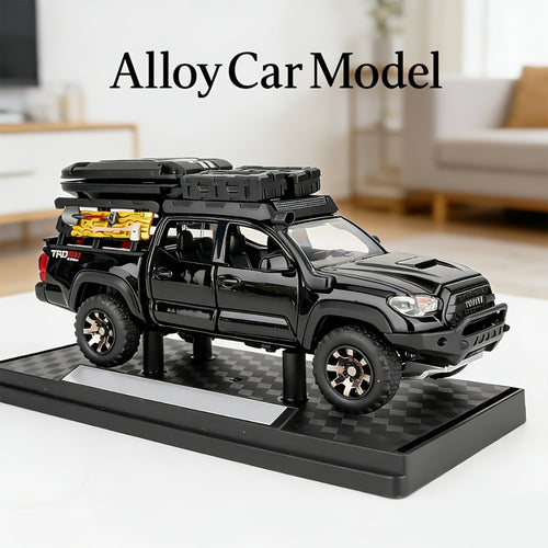 1:32 Scale Toyota Off-Road Die-Cast Model Car with Openable Doors – Zinc Alloy High-Detail Static Display Replica | Collectible Desktop Ornament | Birthday Holiday Gift for Car Enthusiasts