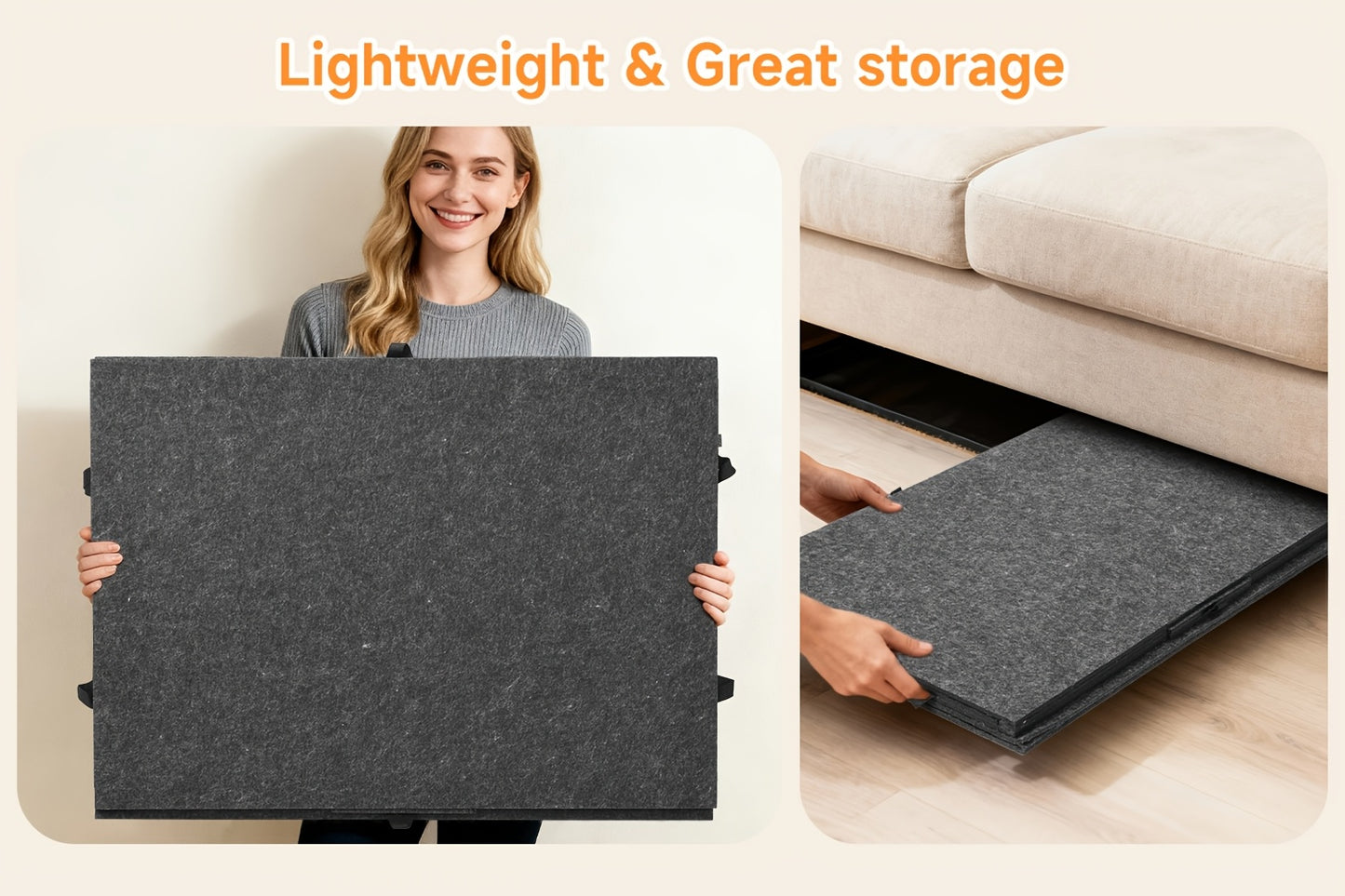 Foldaway Puzzle Board Felt Mat for Up to 1000/1500pcs Of Jigsaw Puzzle, Portable Puzzle Table with 6 Drawers (Extra Large)