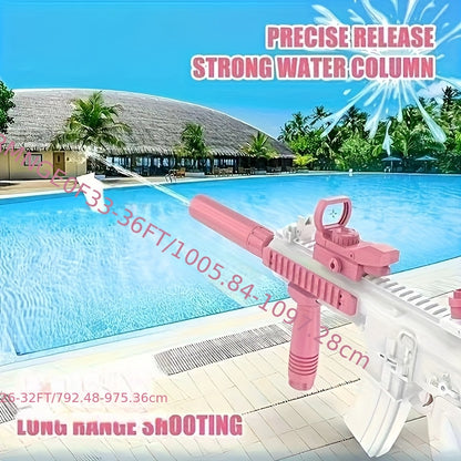 High-capacity Automatic Continuous Water Gun, Adult And Toy, Summer Fun Toy, Suitable For Beach, Swimming Pool, Outdoor And Other Scenarios, Birthday Gift.Random Color