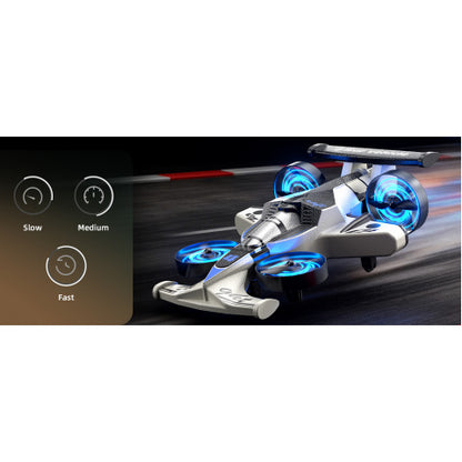 [Ideal Gift] Racing Car And Drone Combination, Remote-Controlled Flying Car, Foam Material. Features Include One-Key Takeoff, Stable Hovering, Racing Mode, And 360 ° Aerial Flips. An Ideal And Fun Birthday Gift