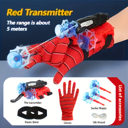 Spider Launcher Set, Spider Web Shooting Toy, Launcher Wrist Accessories, Teenager Toy, Teenager Gift, Easter Outdoor/Party Supplies Gift Pack, Children's Party Gift Pack