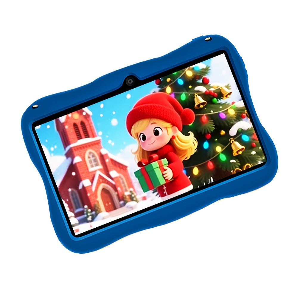 Kids Tablet 7 Inch Android 14, 5GB RAM 32GB Storage, Protective Case Included, Google Kids Space, Parental Controls, WiFi Bluetooth YouTube, 2026 Upgraded Educational Gift for Toddlers Boys Girls Ages 3-12, Pink & Blue