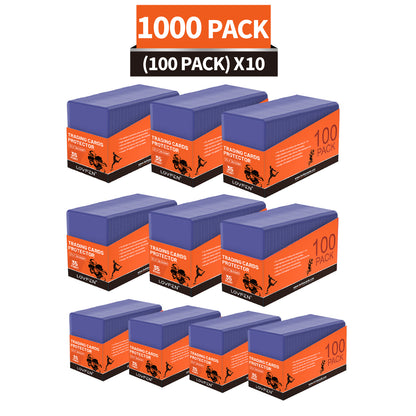 LOVFEN 100/200/500/1000/2000ct Top Loads LOVFEN 3 "X 4", Baseball Card Protective Case Hard Plastic, Used with Trading Card Sports Card Holder, Suitable for Collection, Football, Basketball, And TGG