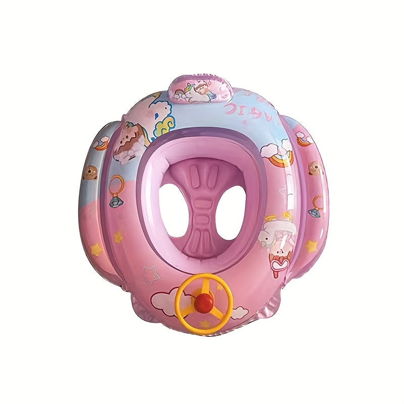 1 Pack Cartoon Inflatable Pool Floats | Fun Water Toys & Beach Floaties, Summer Vacation Accessories, Great Gift for Swimming