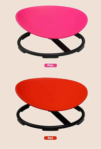 Kids Sit & Spin Sensory Chair – Sturdy Motor Skills Trainer for Therapeutic Sensory Play, Indoor & Outdoor Use, Ages 3+ | Red, Blue, Pink | Great for ADHD & Sensory Processing