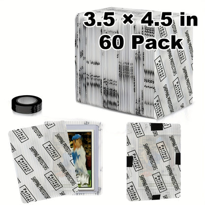 Lumus&Solem 60/120/510 Count Trading Card Shipping Protectors 3.5'' X 4.5'' - Premium Ultra Strong Plastic Inserts Mailers - Precut Supply Sleeves for Sports Cards Packaging