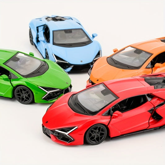 1:36 Scale Diecast for Lamborghini Revington Alloy Toy Car with Openable Doors, Pull Back Action, and Realistic Design - Perfect Gift for Kids, Adults, and Collectors (Mixed Colors), Collector's Item | Sleek Aerodynamic Style | Detailed Craftsmanship