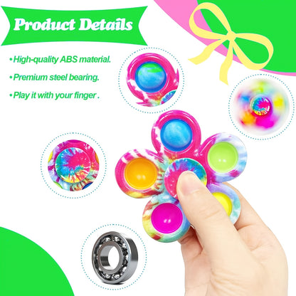 [30 Fidget Spinners] MEZHOBBY 30 Fidget Spinners Toys | Party Favors Gifts for Kid, Pop Fidget Spinner Pack Bulk, Little Sensory Fidget Toys Pack, Classroom Prizes for Girls Boys Students