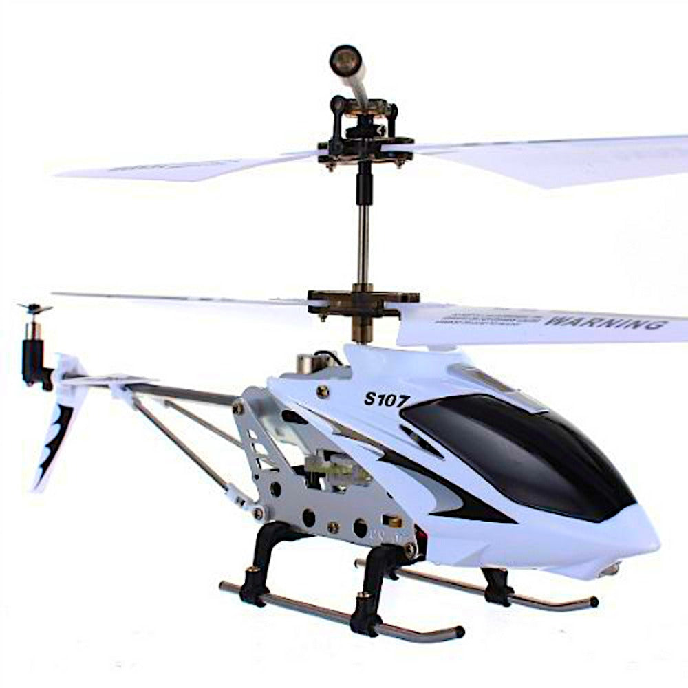 Syma S107G RC Helicopter 3.5-Channel Indoor Remote Control Helicopter with Gyro Stabilizer, USB Charger & Spare Blade – Easy-to-Fly Toy for Kids & Beginners (Green/White/Blue/Yellow)