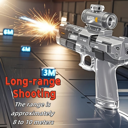 2026 New 2pcs High-speed Automatic Water Gun, Featuring An Ultra-long Shooting Range And Cool Lights, Is A Toy for Boys And Girls, Perfect for Outdoor Play In Summer, And The Best Birthday Gift