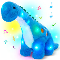 Glowing Music Blue Dinosaur