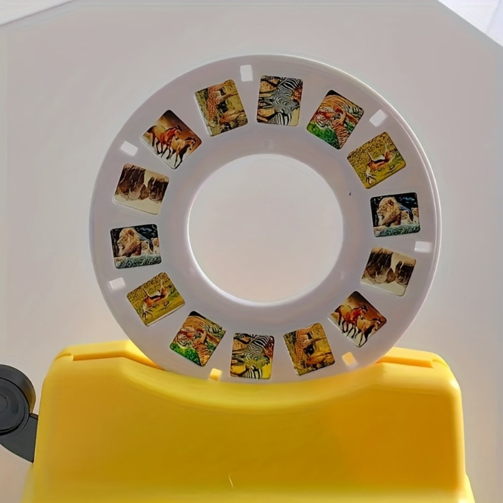 Kids Slide Viewer Toy – 3D Sideshow Projector with Space Ocean Animals Dinosaurs Slides, Educational Viewing Toy for Children Ages 3+, Single & Bundle Sets Available