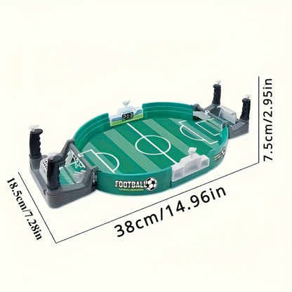 Table Football Game for Kids & Adults – 2-Player Tabletop Soccer Duel Board Game, Family Fun Indoor Game Night Gift for Boys Girls Teens, Desktop Foosball Game with Balls