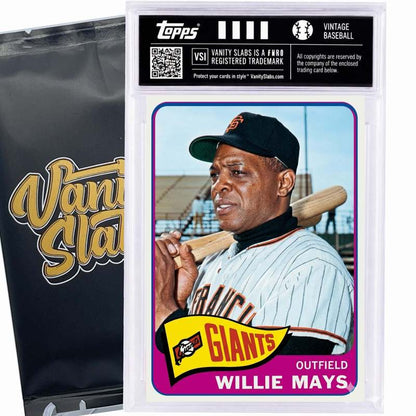 1965 Topps VINTAGE Baseball 598 Card CHASE Break | Get a Chance to Win VINTAGE Mickey Mantle from 1965 Set Valued at Over $250 | Other Top Hits Included | Random Card from Set Encapsulated in Slab