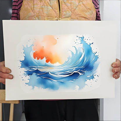 Watercolor Paper 50 Sheets Artist Grade Cold Press for Watercolor Painting DIY Crafts Sketching Available in 11.8x8.2in and 16.5x11.7in for Artists Beginners Students