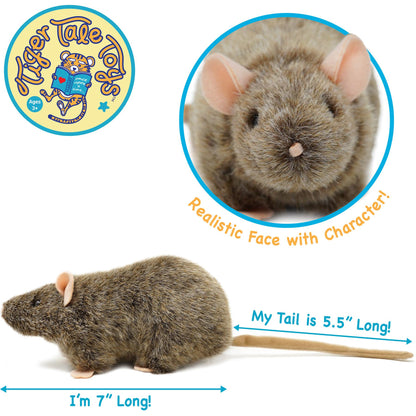 Reuben The Rat - 7 Inch Stuffed Animal Plush - By Viahart