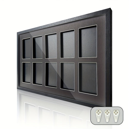 Wall-Mounted Trading Card Display Case - Wood Fiber Board Collector'S Sleeve, Protective Frame for TCG, PTCG, Sports And Game Cards, Compatible with 35-360Pt Cards, Age 14+