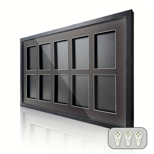 Wall-Mounted Trading Card Display Case - Wood Fiber Board Collector'S Sleeve, Protective Frame for TCG, PTCG, Sports And Game Cards, Compatible with 35-360Pt Cards, Age 14+