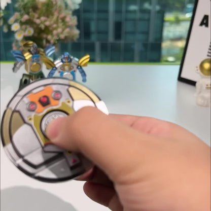 Deformation Robot Fingertip Gyro Fidget Spinner – Creative Finger Gyroscope Toy for Kids & Adults | 12/21/30 Pack Bulk Set, Stress Relief Gift