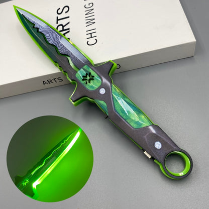 11.8inch 30cm Luminous Katana Red Acrylic Sword with LED Light Anime Cosplay Accessorie Prop Plastic Original Samurai Sabre Ninja Knife Blade No Battery Bright Damascus Sword Real Full Size Japanese Katana Halloween Party Photograph Prop Gift
