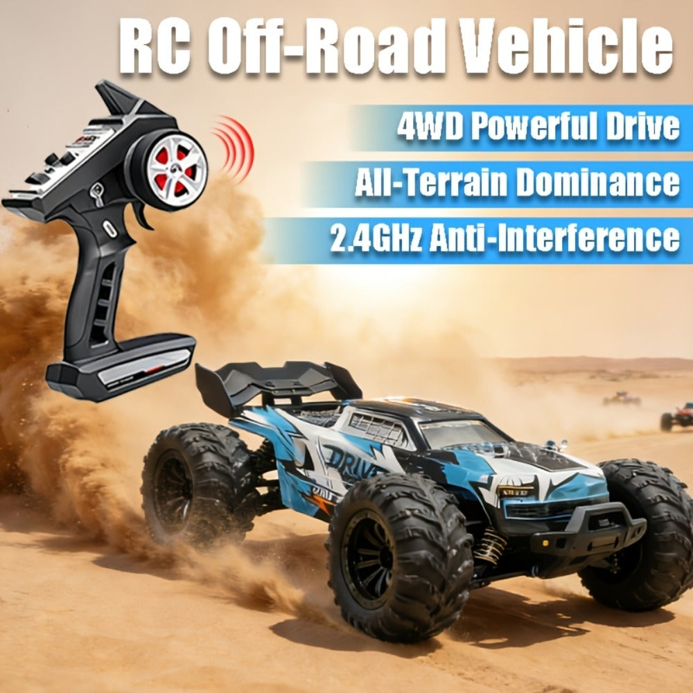High Speed RC Off-Road Car 70KM/H Brushless Motor 1:14 1:16 Scale – Remote Control Monster Truck with Dual Battery Option, 4WD All-Terrain Vehicle Toy for Boys Kids & Adults, Birthday Gift