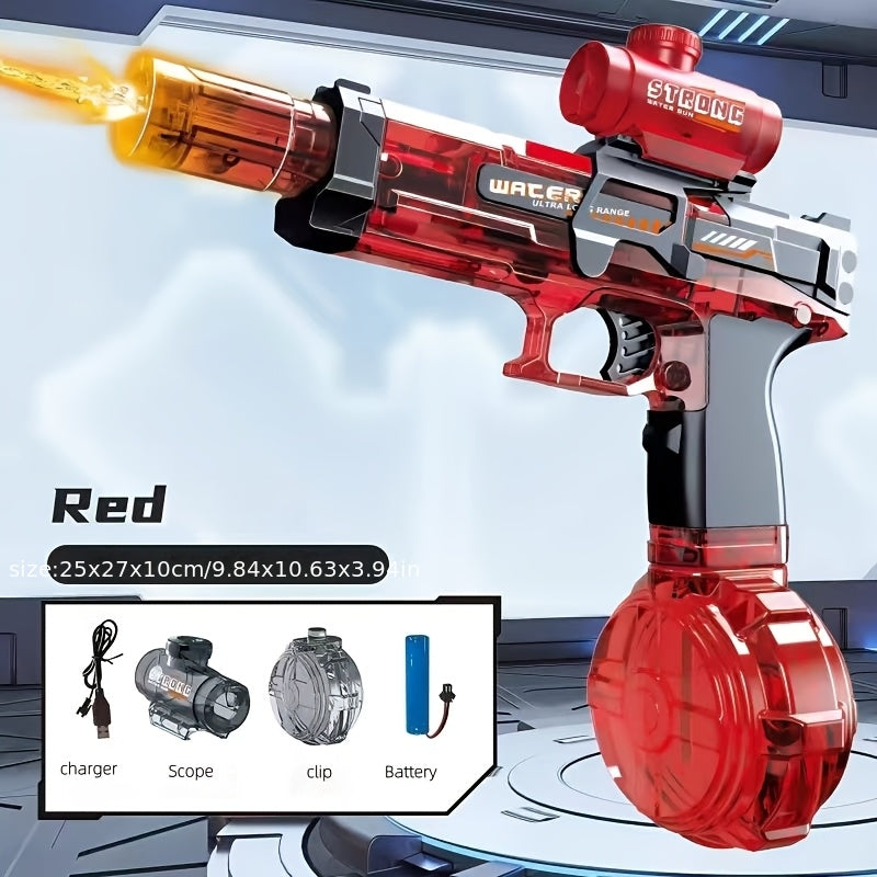 New Electric Water Gun Toy, Automatic Water Gun, Large Capacity Water Gun, Perfect Outdoor Water Gun for Summer at The Swimming Pool, Beach, Lawn - Fun Gift, Birthday Party Present