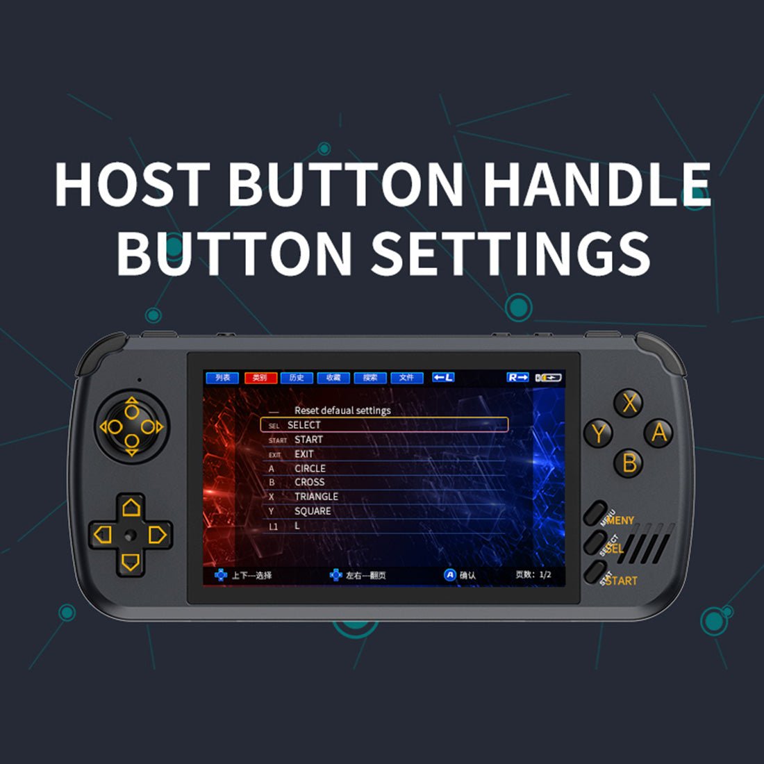 Handheld Game Console Powkiddy X39 PRO – 4.5" IPS 5600 Games HDMI Dual Player