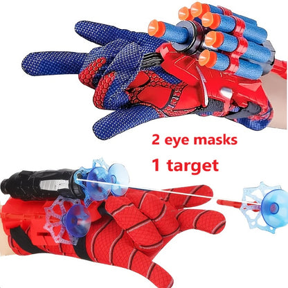 Spider Launcher Set, Spider Web Shooting Toy, Launcher Wrist Accessories, Teenager Toy, Teenager Gift, Easter Outdoor/Party Supplies Gift Pack, Children's Party Gift Pack